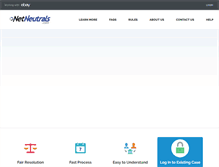 Tablet Screenshot of netneutrals.com